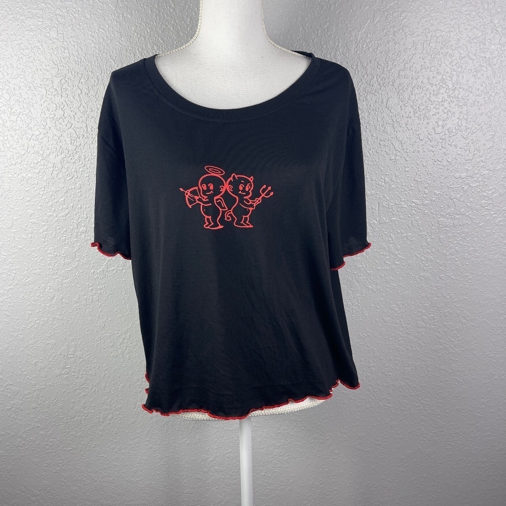Black & Red Angel Devil‎ Top